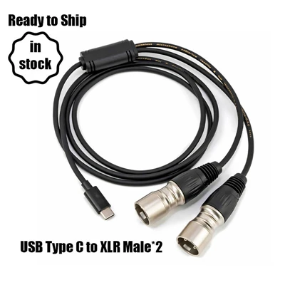 Usb C v Xlr kabel